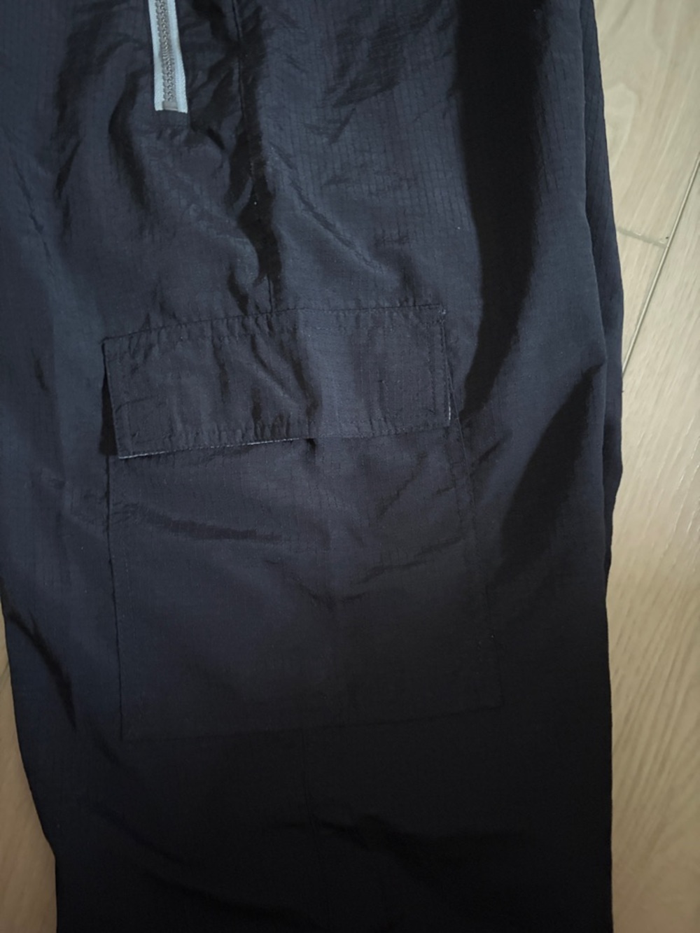 Diesel Black Cargo Track Pants with White Branded Waistband - Picture 5 of 7
